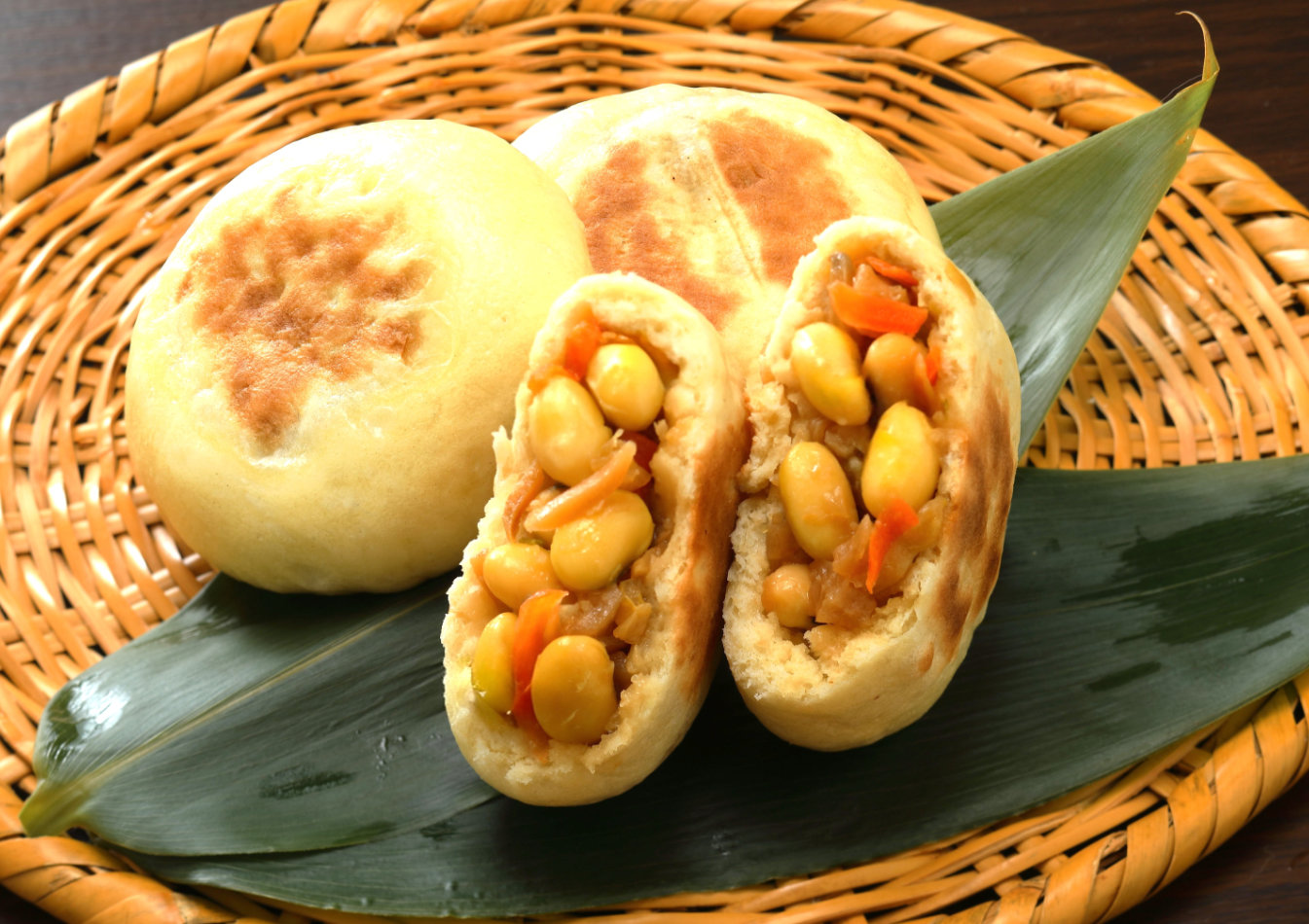 しょうが大豆おやき